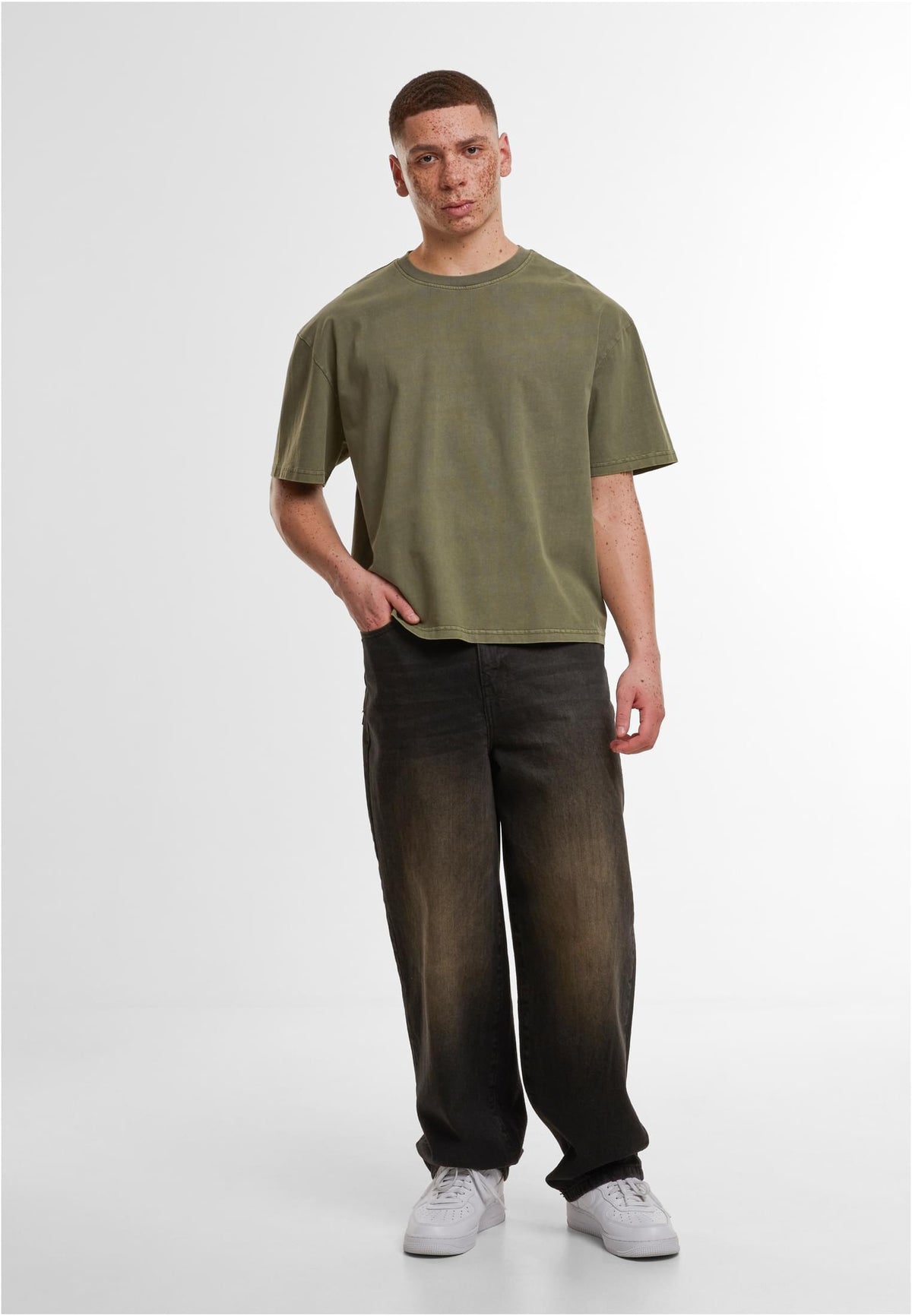 Vintage Cropped Heavy Oversize Tee 240 GSM