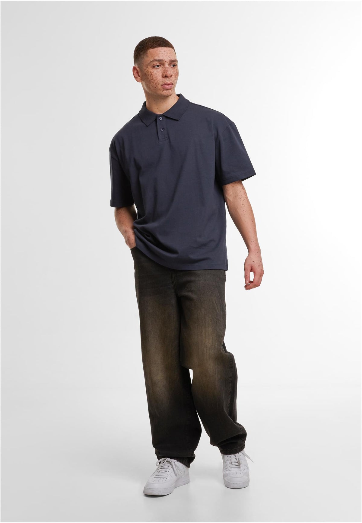 Oversized Polo Shirt 240 GSM