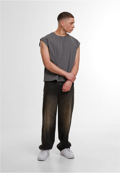 Vintage Cropped Heavy Sleeveless Tee 240 GSM